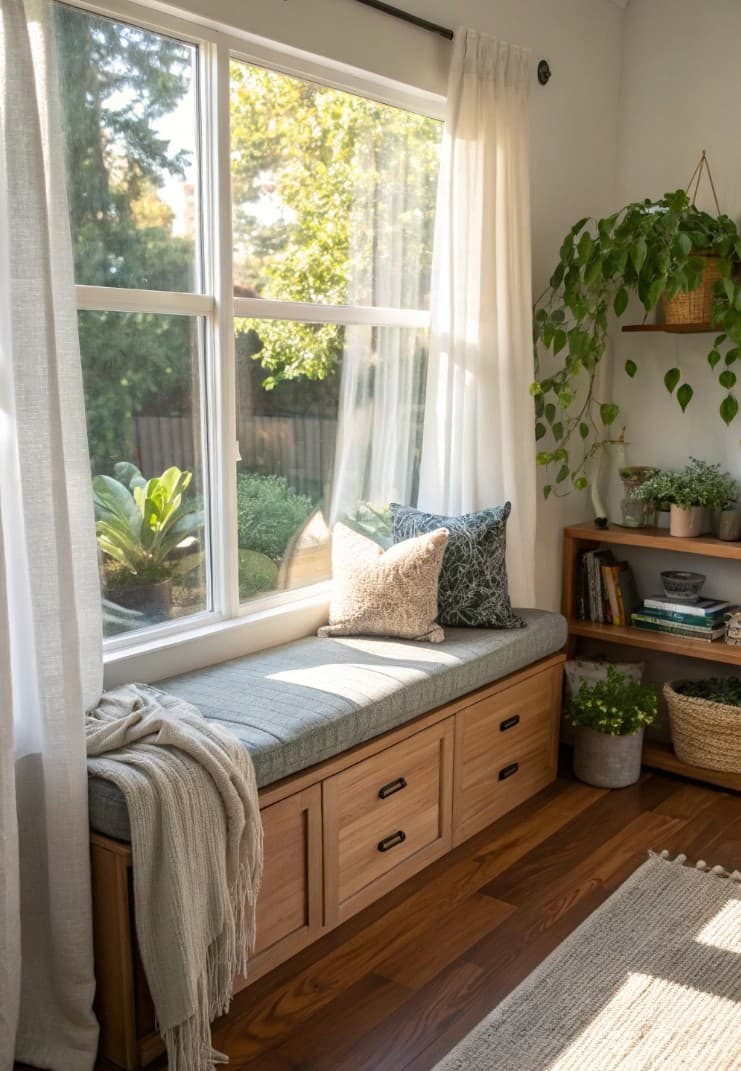 How to Build a Window Seat With Built-In Storage Drawers
