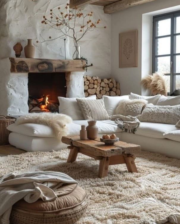 Wood, Wool and Linen: Building a Home Around Natural Materials